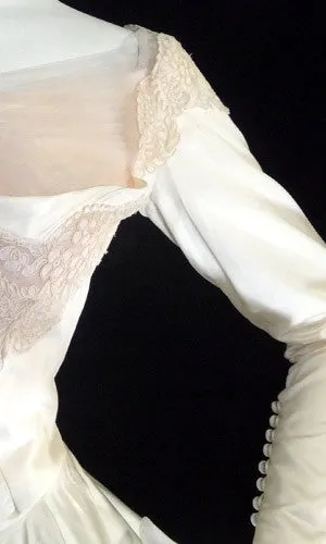 1950's William Cahill Beverly Hills Vintage Wedding Dress
