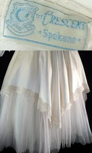 1950's William Cahill Beverly Hills Vintage Wedding Dress