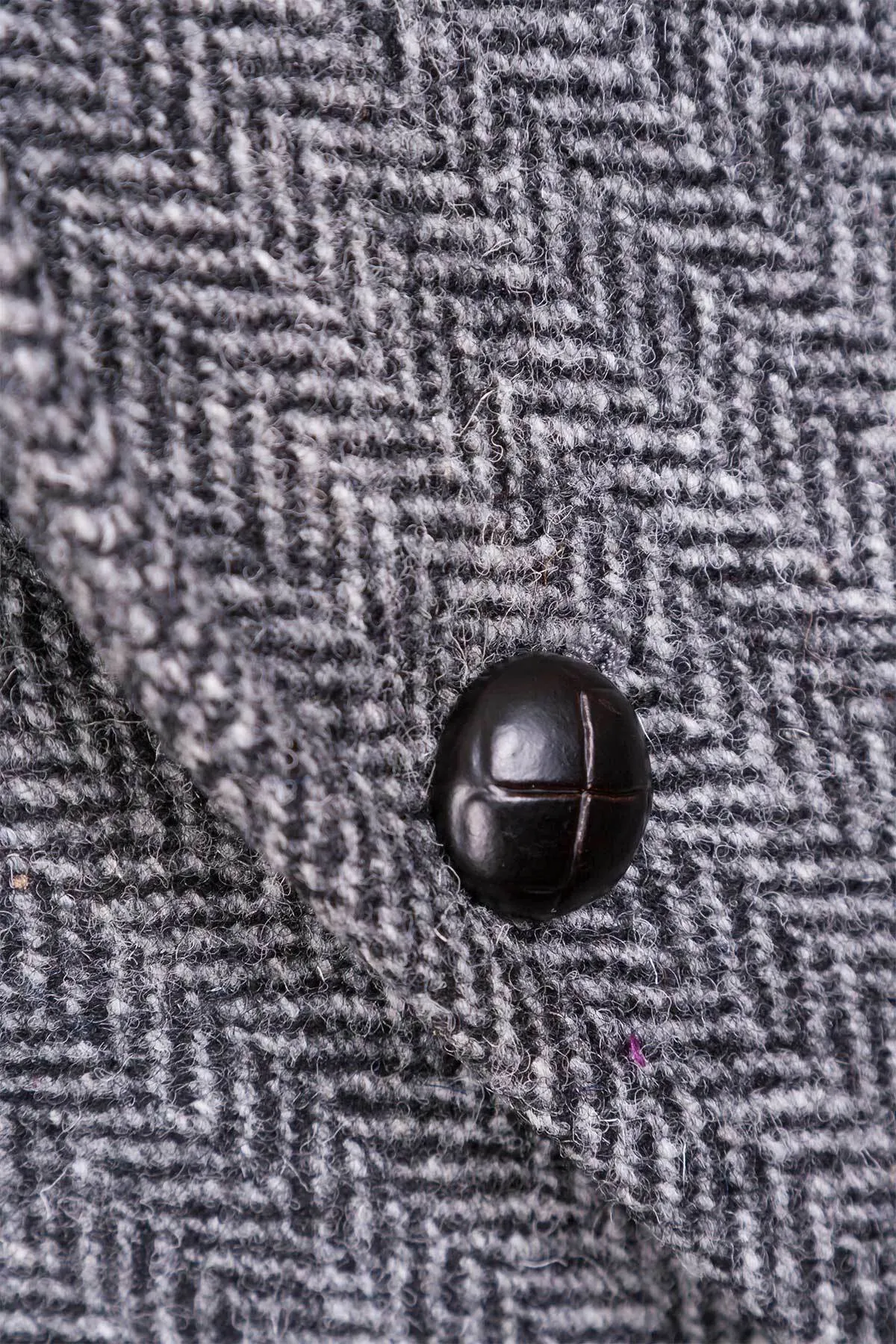 40″ Men's Grey Harris Tweed Blazer - Laxdale