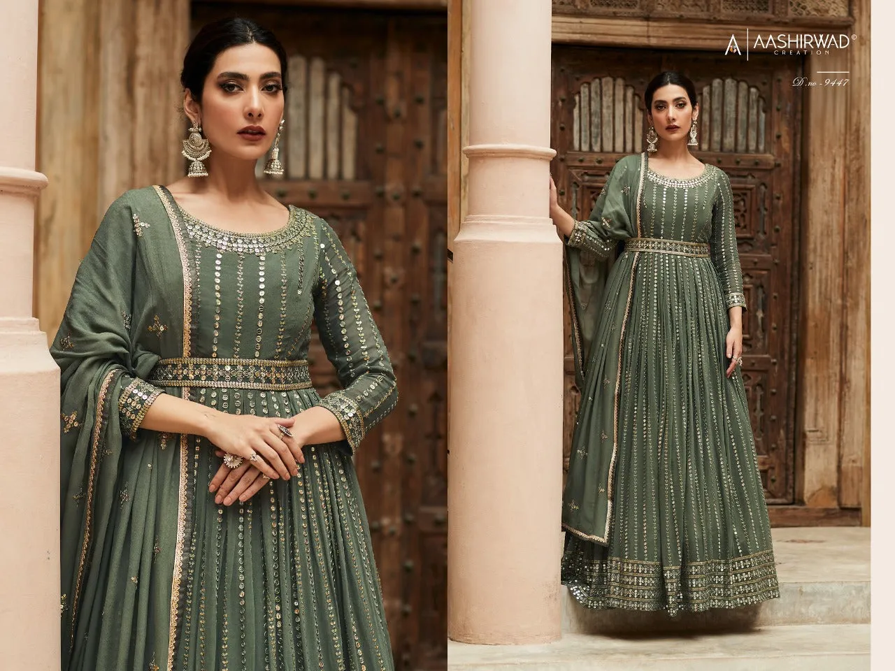 AASHIRWAD AZA FANCY SALWAR SUIT