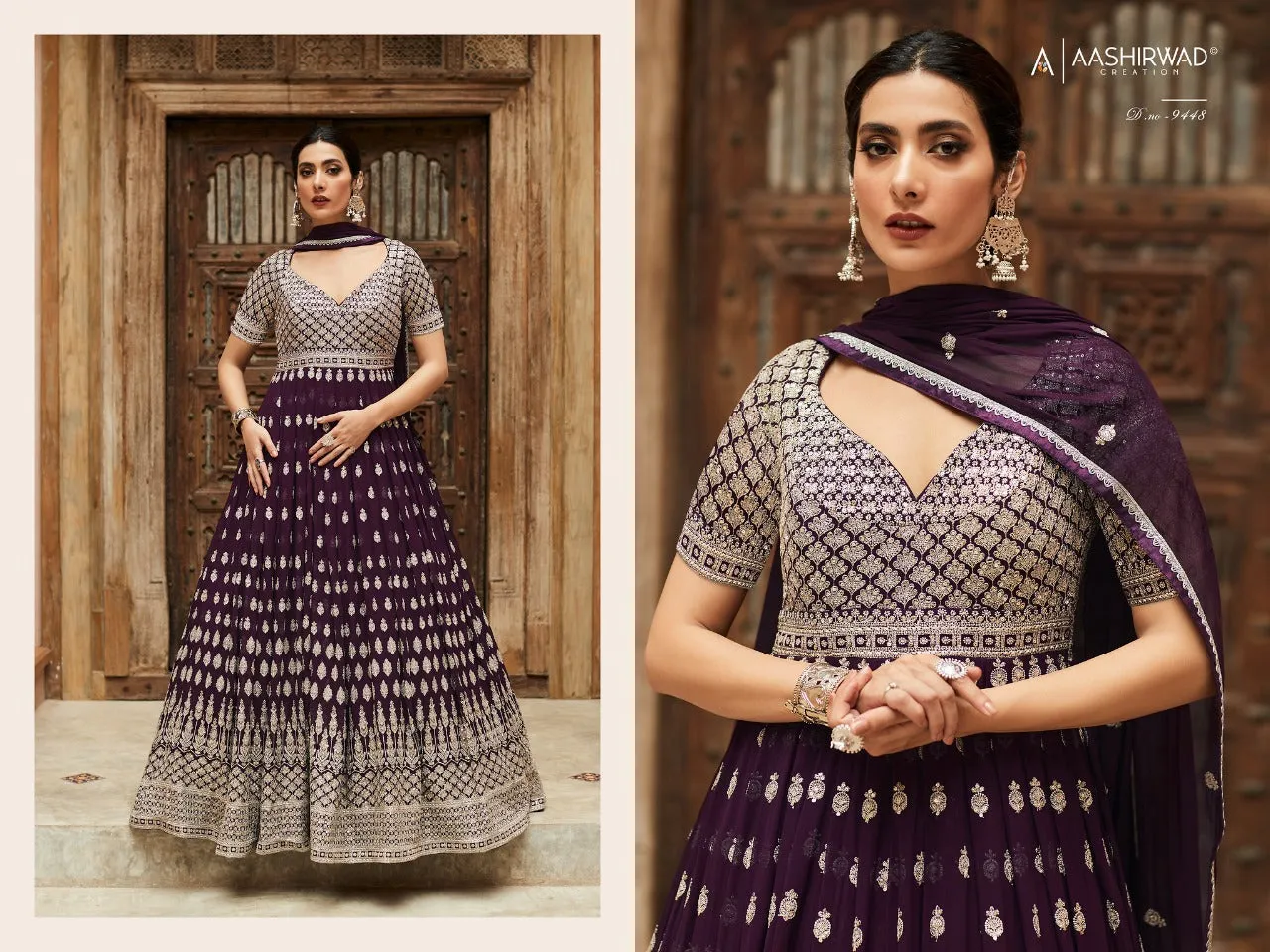 AASHIRWAD AZA FANCY SALWAR SUIT