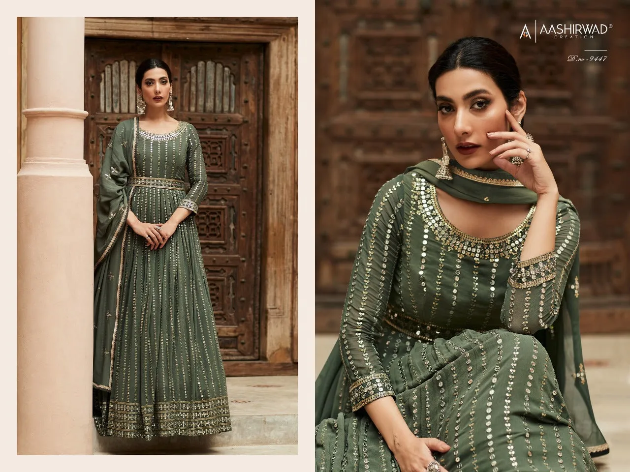 AASHIRWAD AZA FANCY SALWAR SUIT