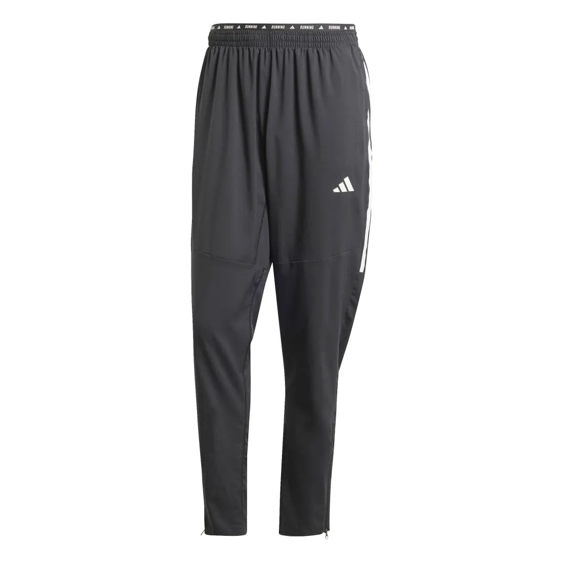 Adidas Own The Run 3- Stripes Men's Track Pants Black