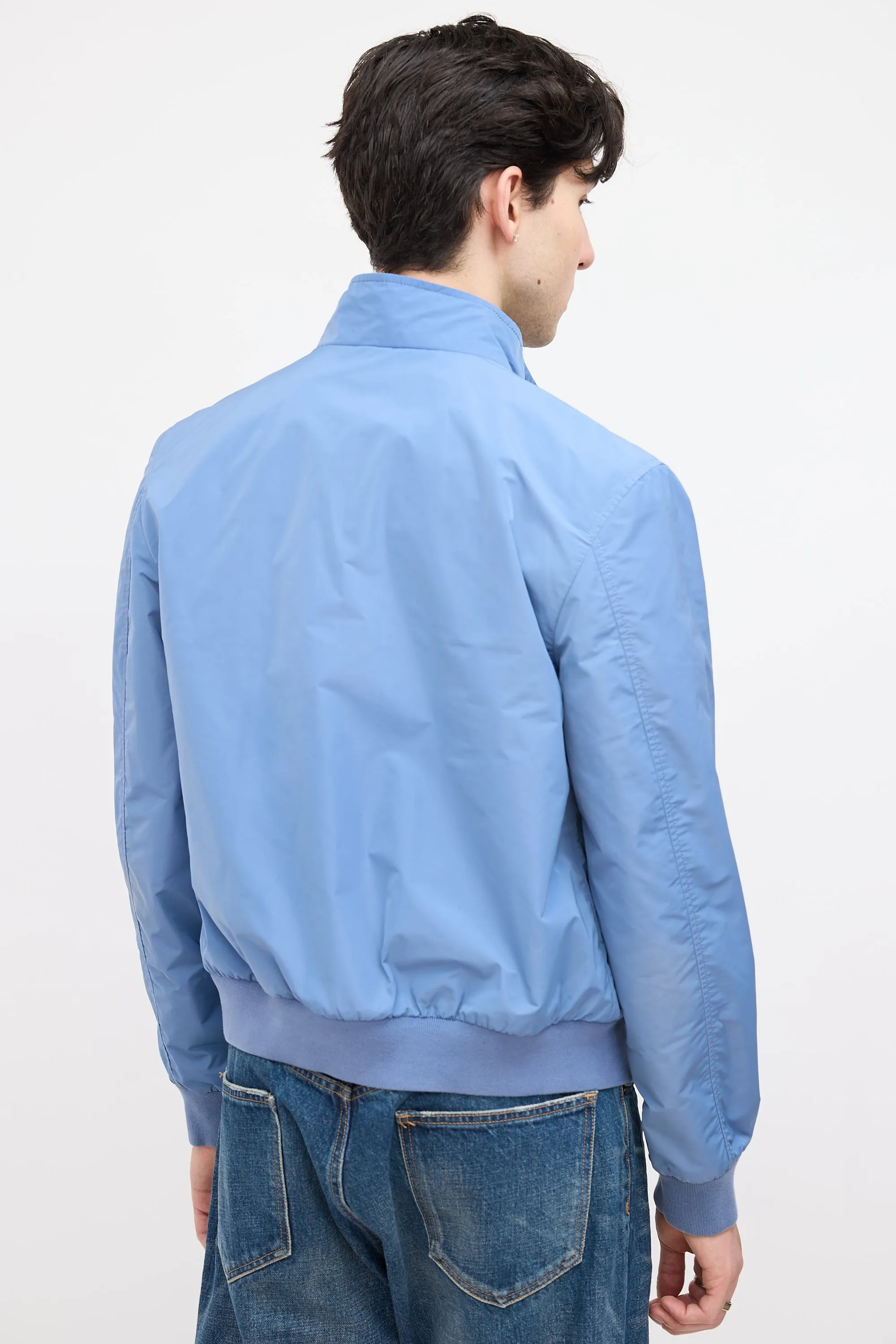 Brit Nylon Zip Up Jacket