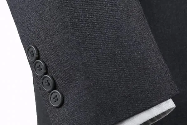 Charcoal Slim Fit 2 Pc Suit