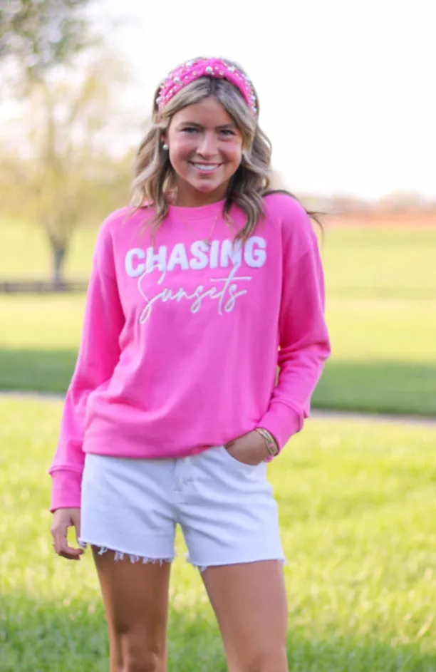 Chasing Sunsets Sweatshirts