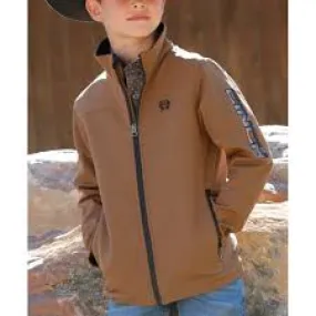 Cinch Boy's Bonded Brown Jacket