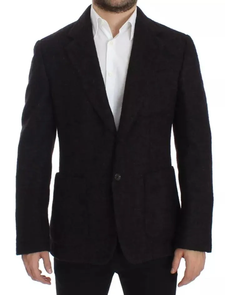 Dolce & Gabbana Alpaca Two Button Jacket