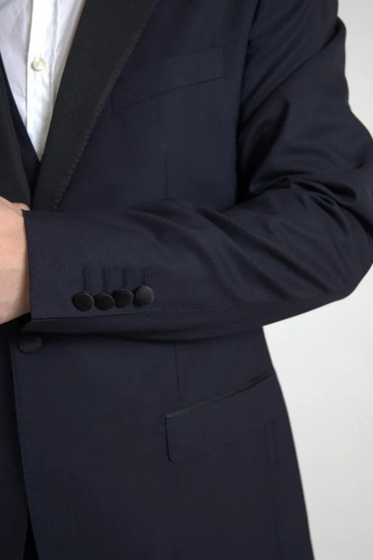 Dolce & Gabbana Blue 2 Piece Single Breasted MARTINI Blazer