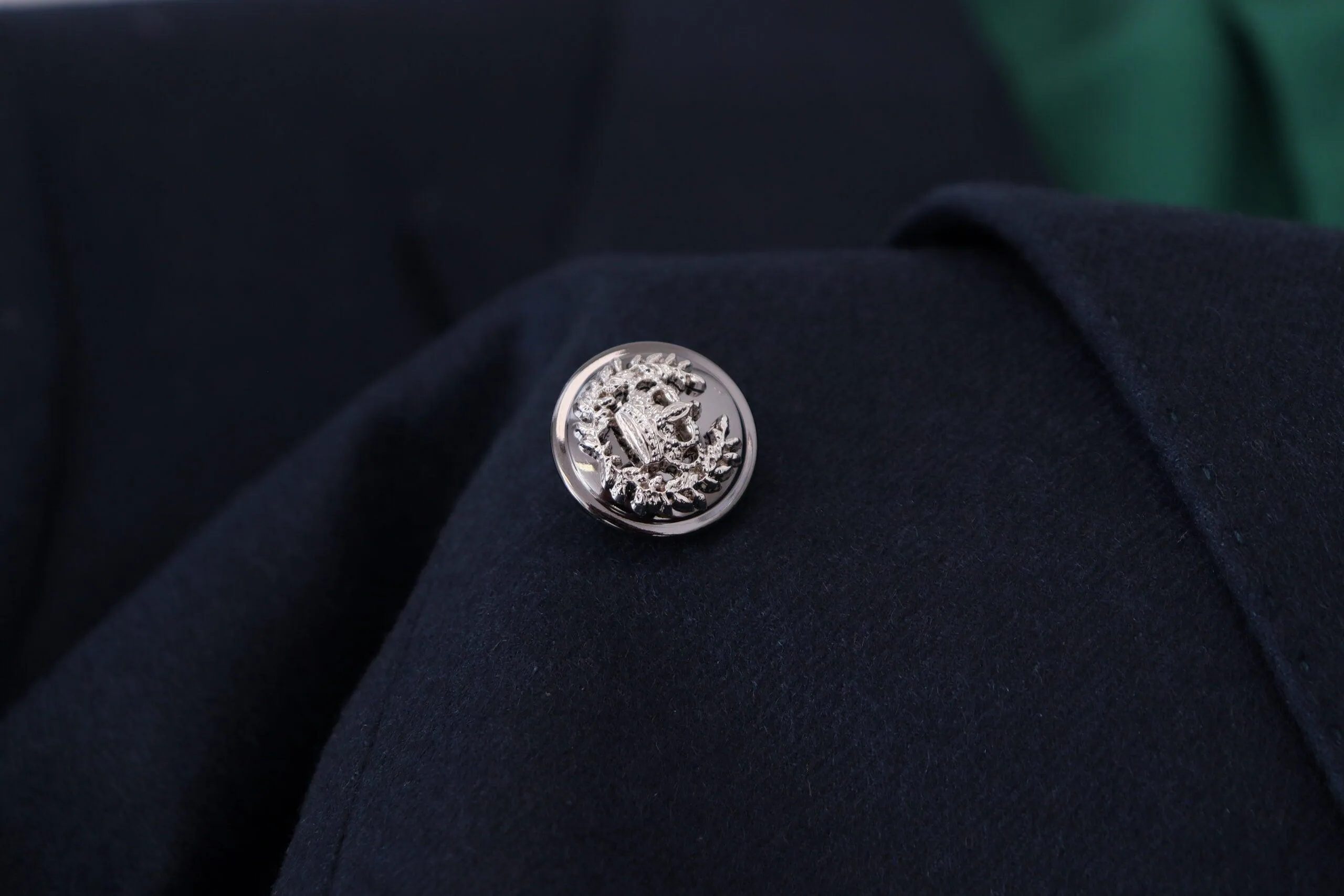 Dolce & Gabbana Blue Double Breasted Formal Coat Blazer