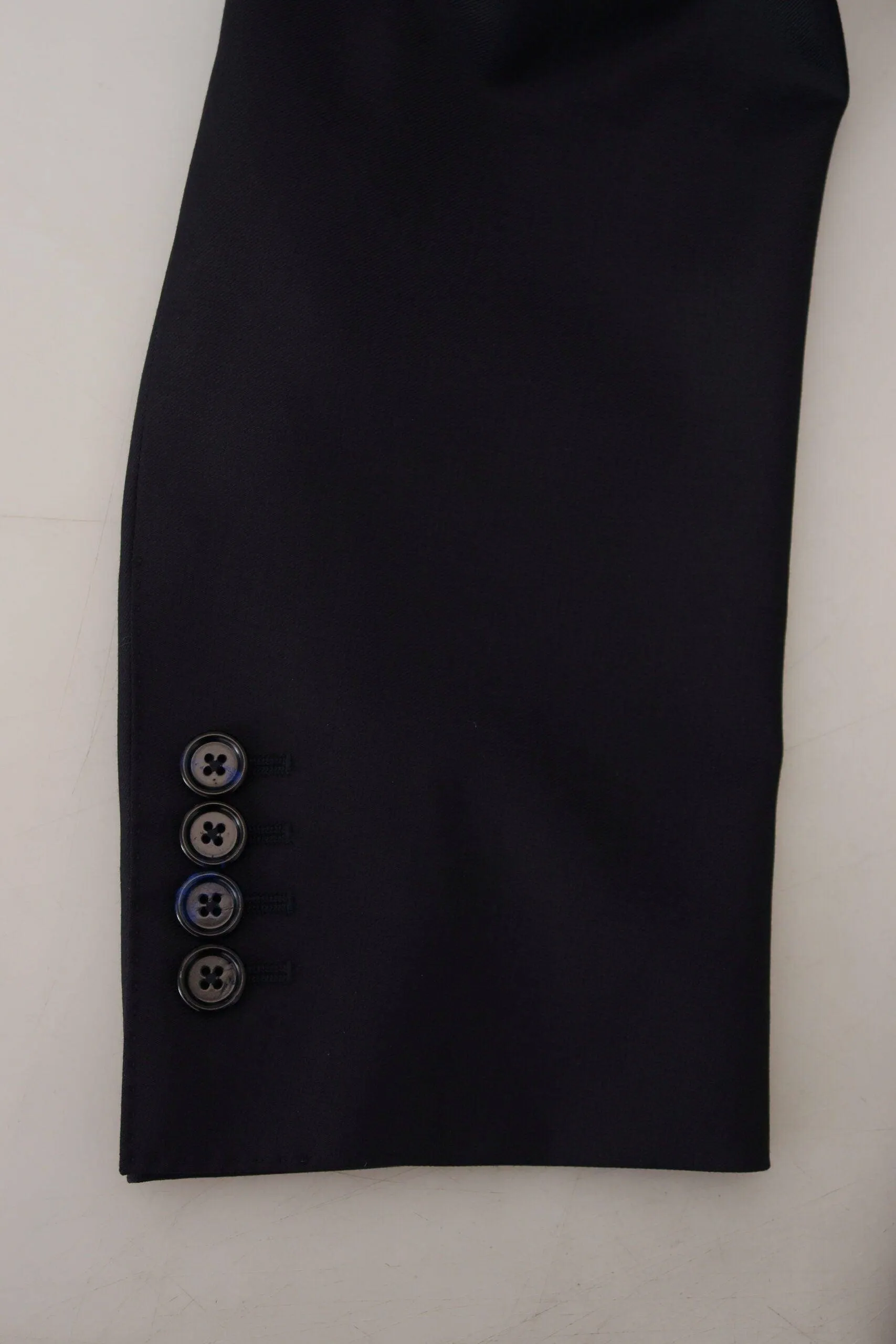 Dolce & Gabbana Dark Blue Coat Jacket Martini Blazer