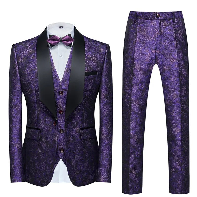 Dylan Brew Collections Mens Purple Suits and Wedding Tuxedos