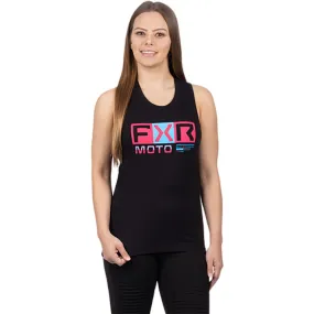 FXR Moto Premium Tank Top Black/Ice