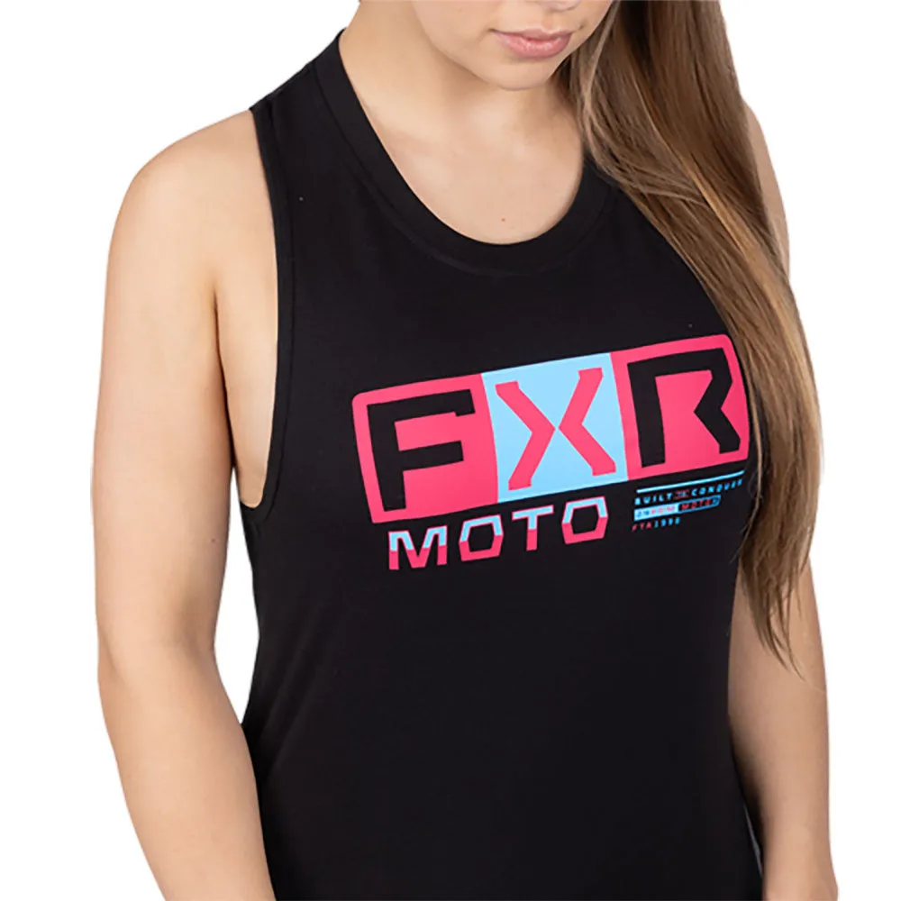 FXR Moto Premium Tank Top Black/Ice