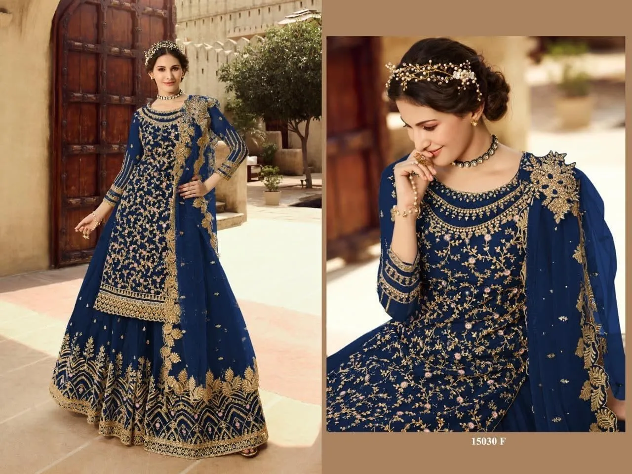 Glossy Simar Amyra Shaivi 15030 Colors Suit