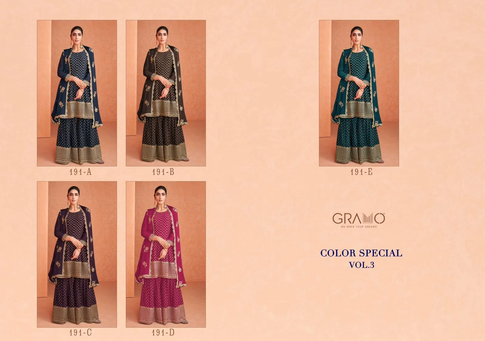 GRAMO COLOUR SPECIAL VOL 3 GEORGETTE SALWAR SUIT