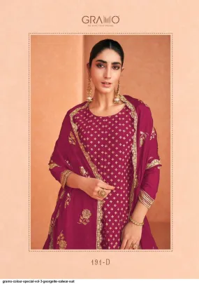 GRAMO COLOUR SPECIAL VOL 3 GEORGETTE SALWAR SUIT