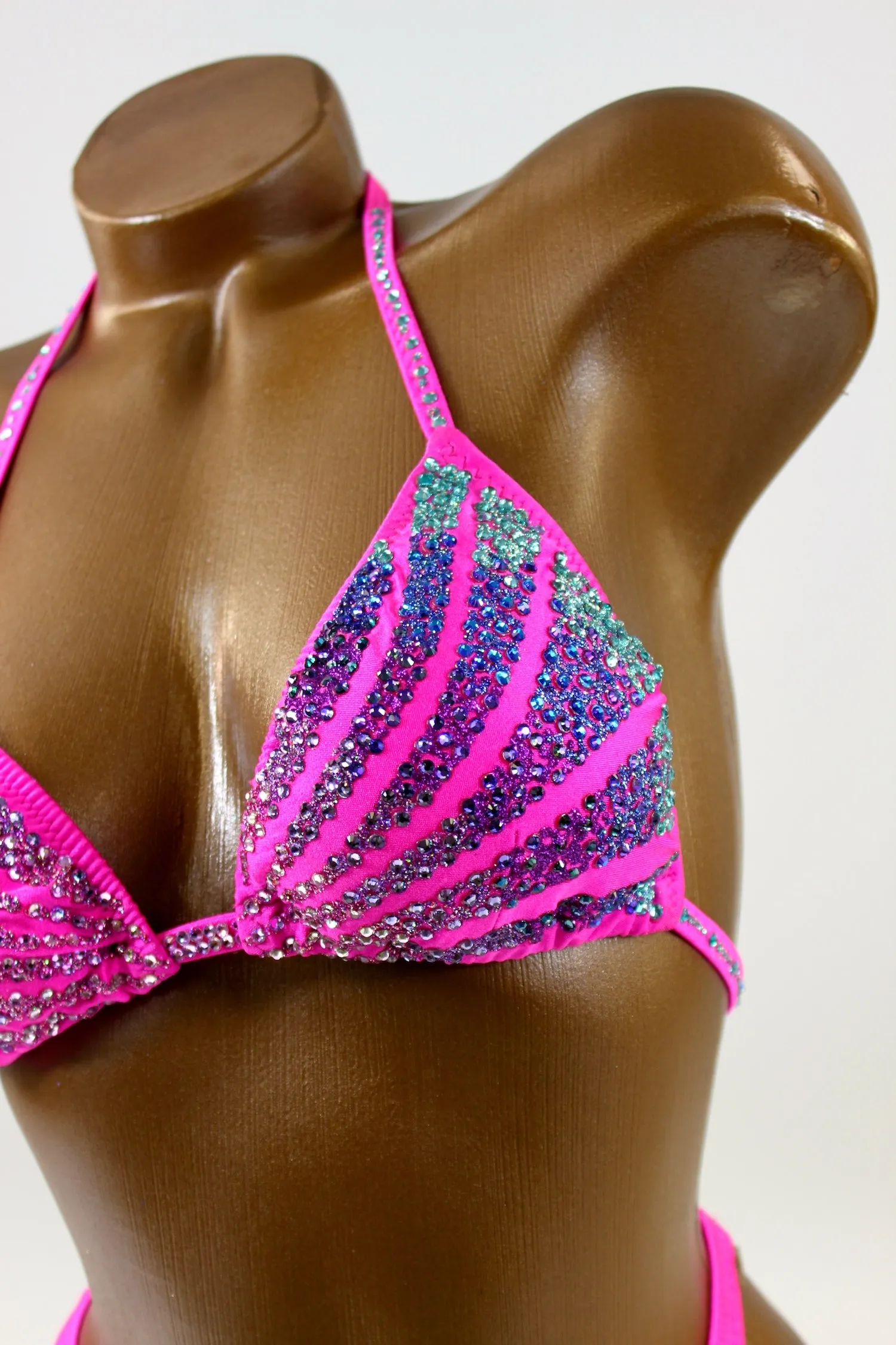 Hot Pink Figure Competition Suit
