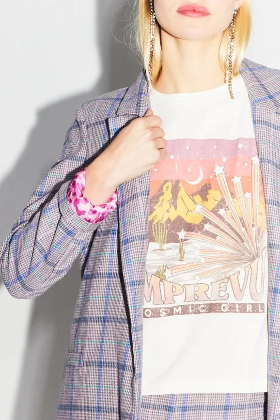 Jimmy Tartan Pink Blazer