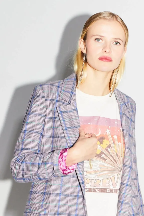 Jimmy Tartan Pink Blazer
