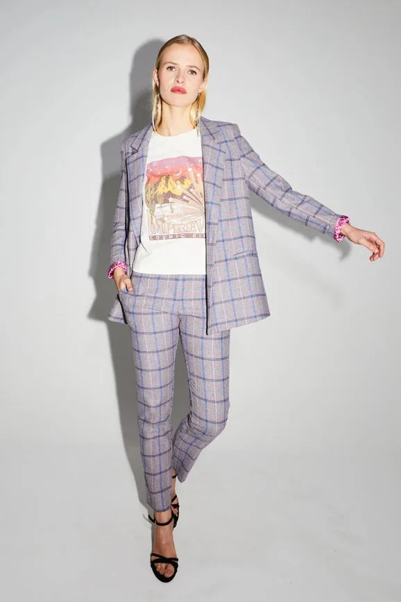 Jimmy Tartan Pink Blazer