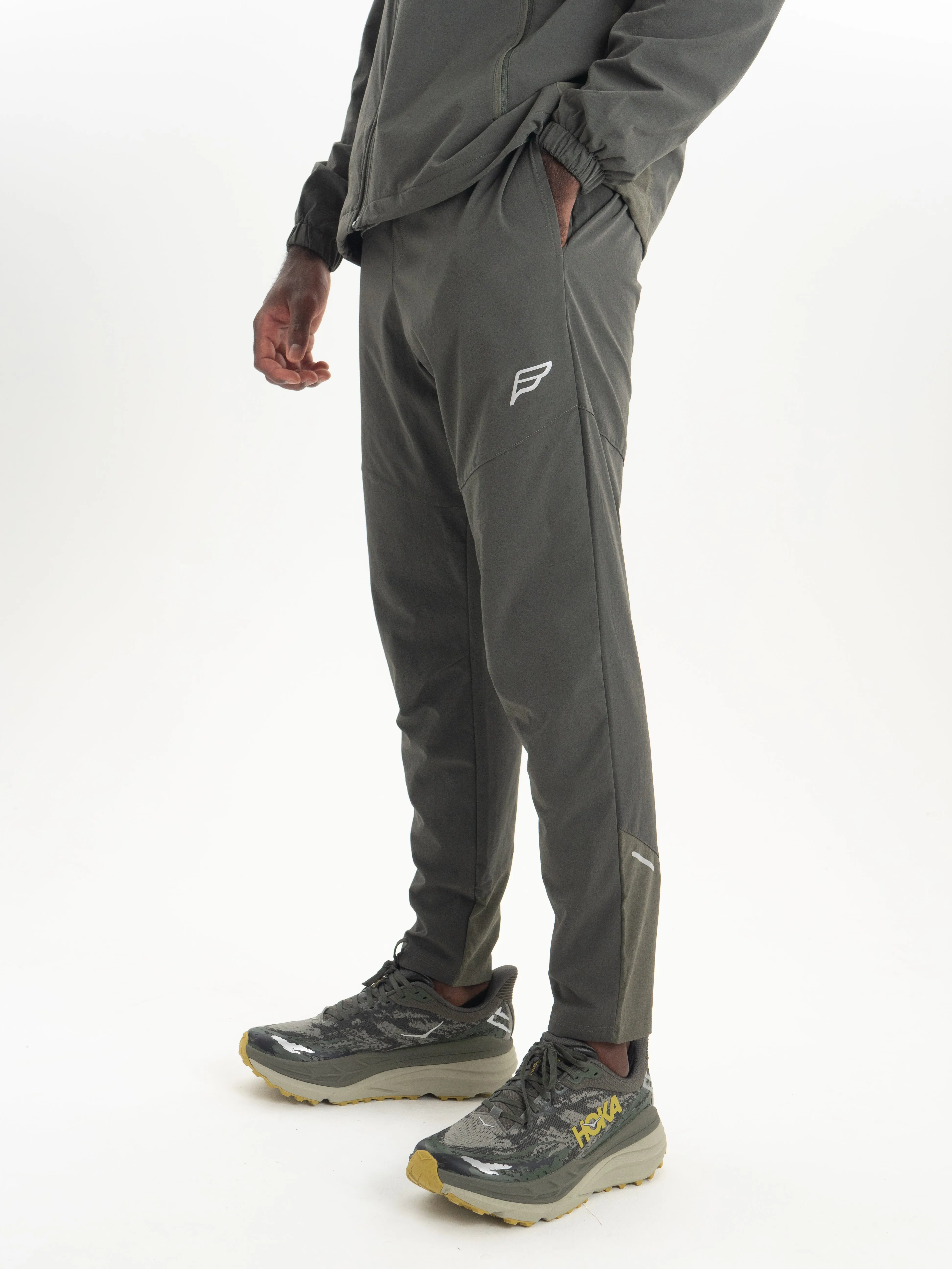 Khaki Elevate Track Pants
