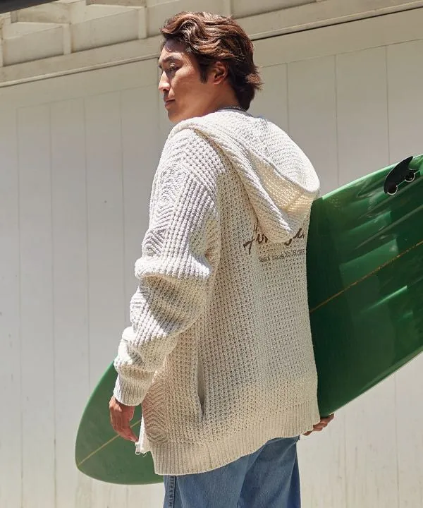 Knit Zip Up Hoodie