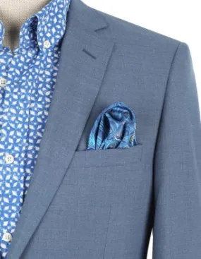 Light Blue Slim Fit 2 Pc Suit