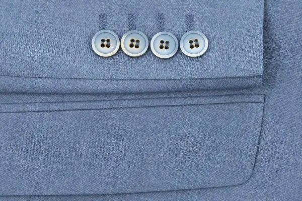 Light Blue Slim Fit 2 Pc Suit