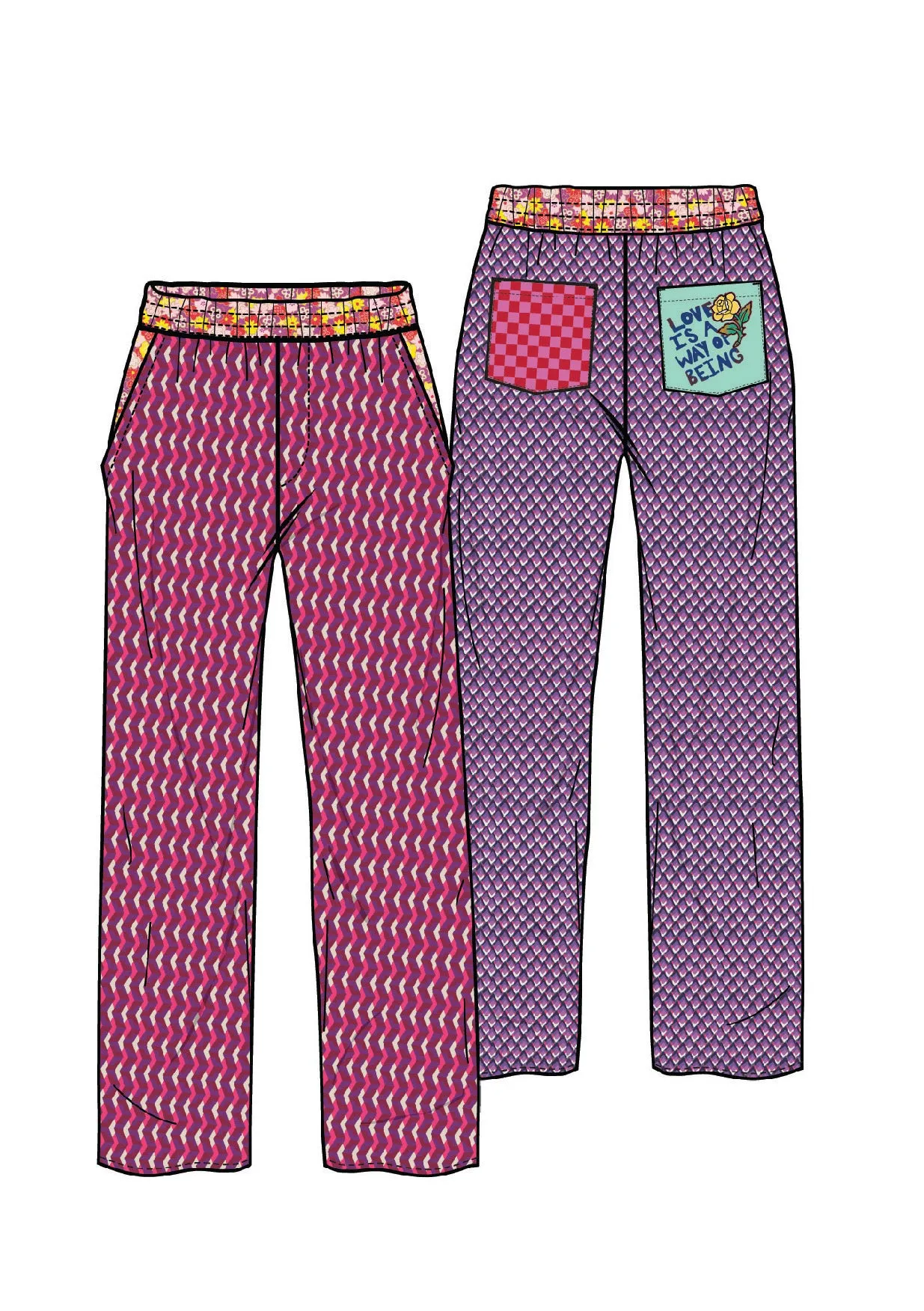 Me369 Bailey Twisted Pant