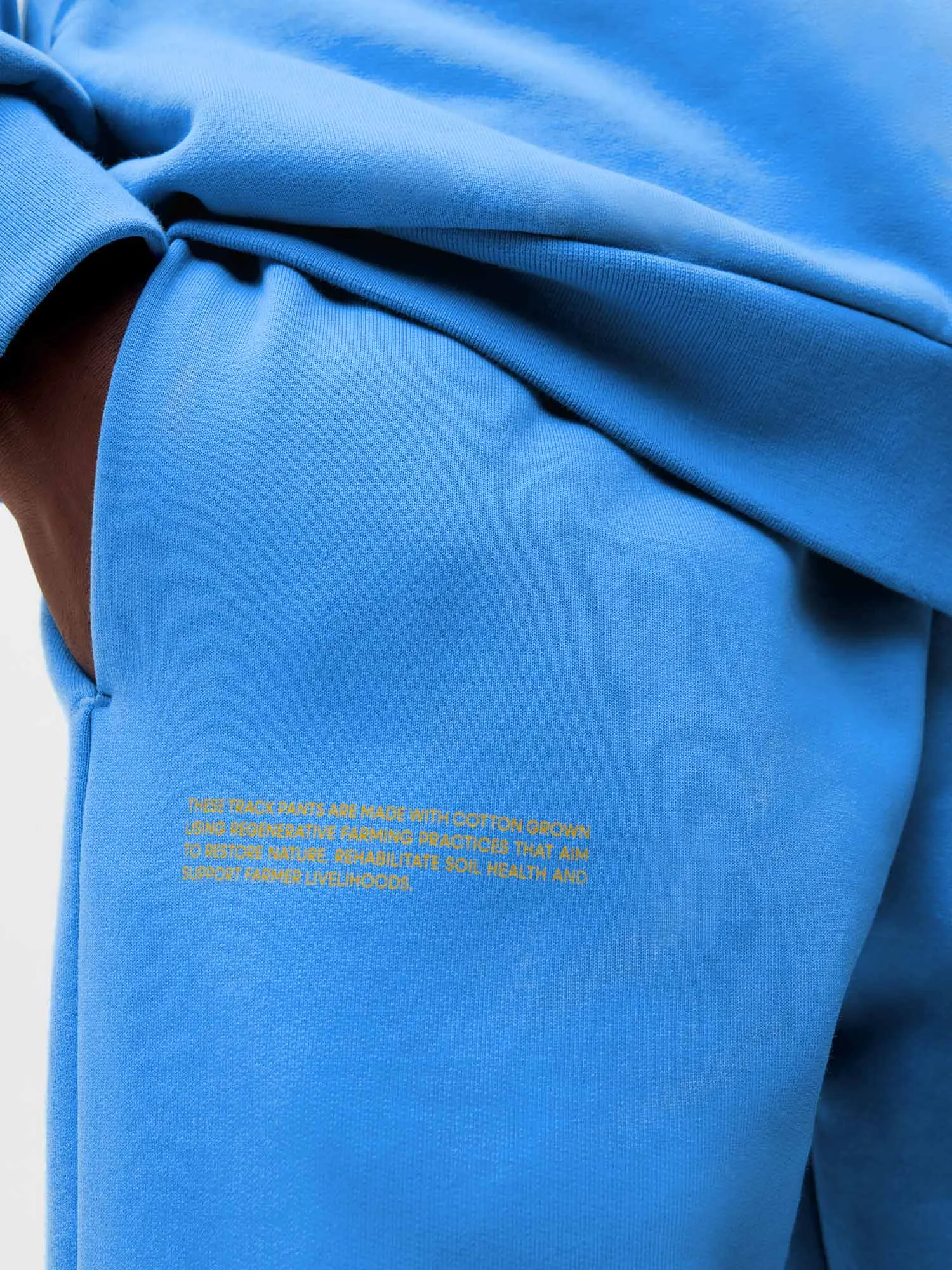 Mens Archive In Conversion Cotton Track Pants—water blue