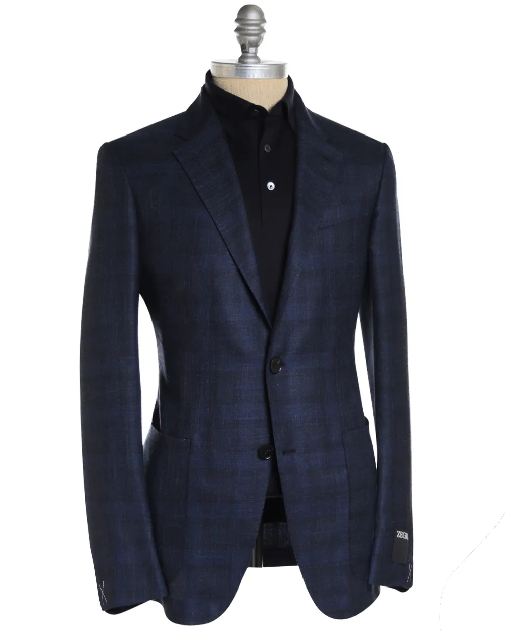 Navy Tonal Checked Sportcoat