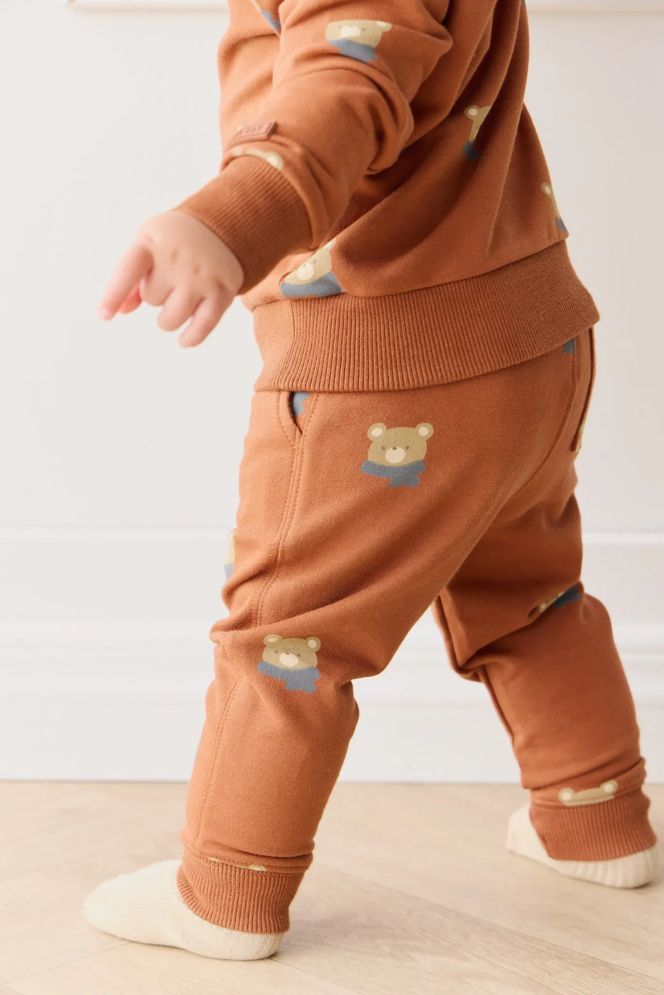 Organic Cotton Jalen Track Pant - Cosy Bobbie Ginger