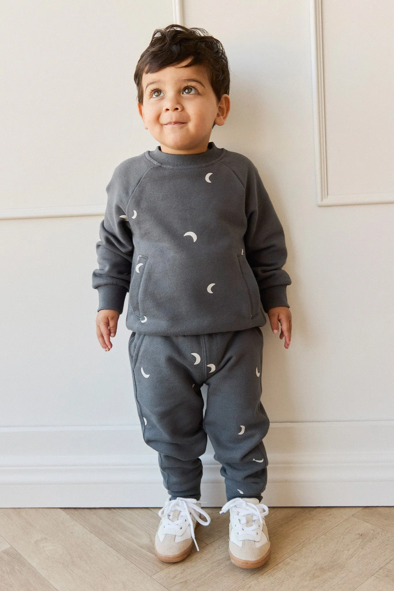 Organic Cotton Jalen Track Pant - Crescent Moon Icelandic