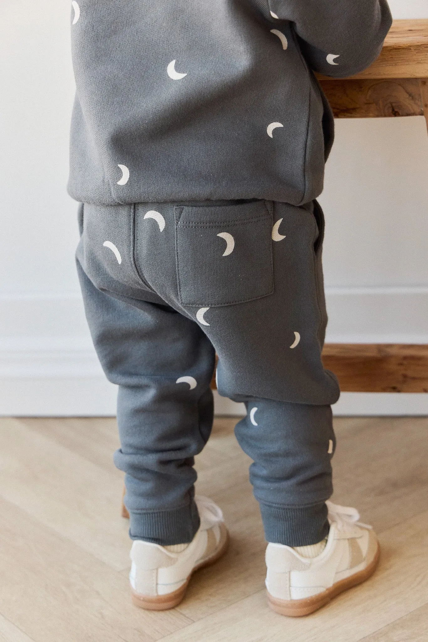 Organic Cotton Jalen Track Pant - Crescent Moon Icelandic
