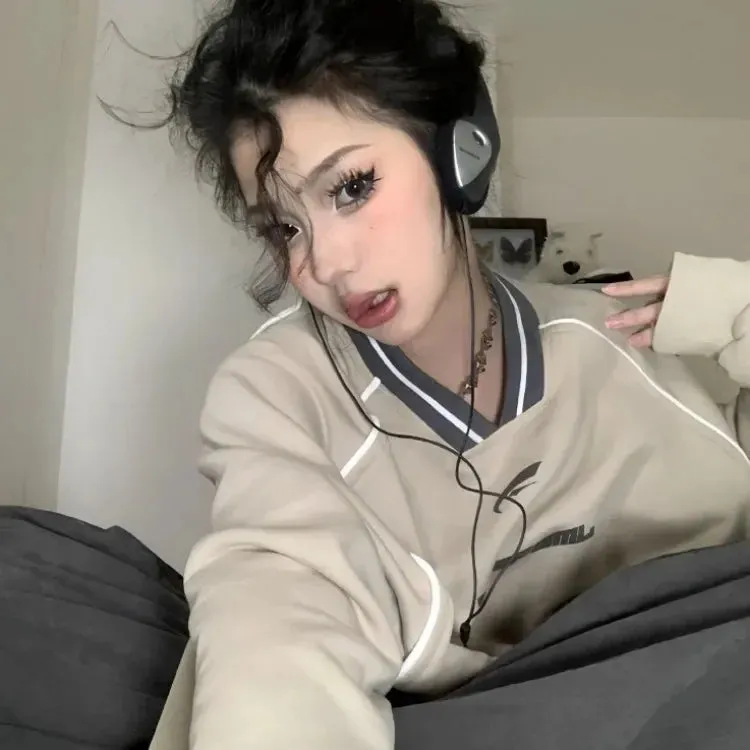 Oversized Sweatshirts für Frauen Korean Fashion