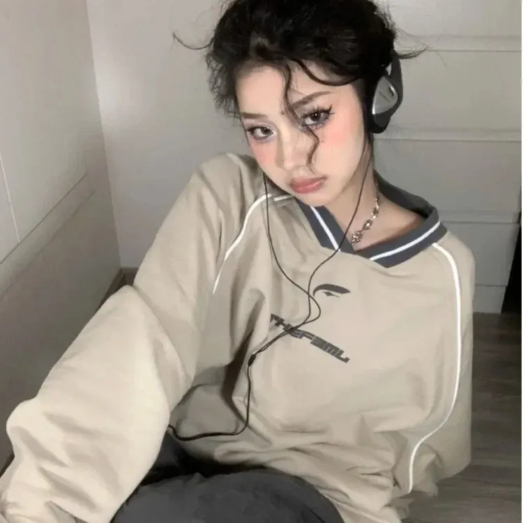 Oversized Sweatshirts für Frauen Korean Fashion