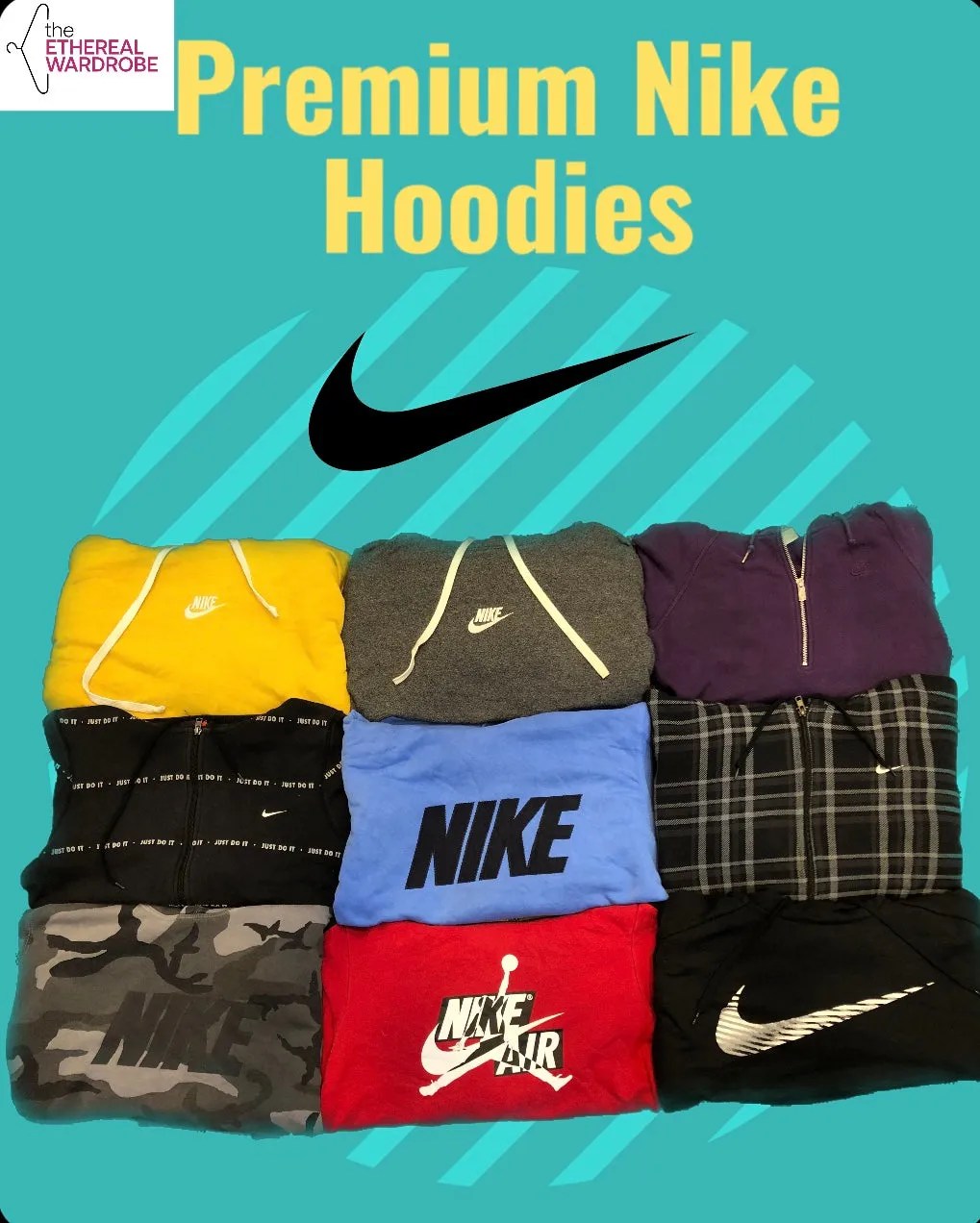 Premium Nike Hoodie Sweatshirts Including Vintage Pieces