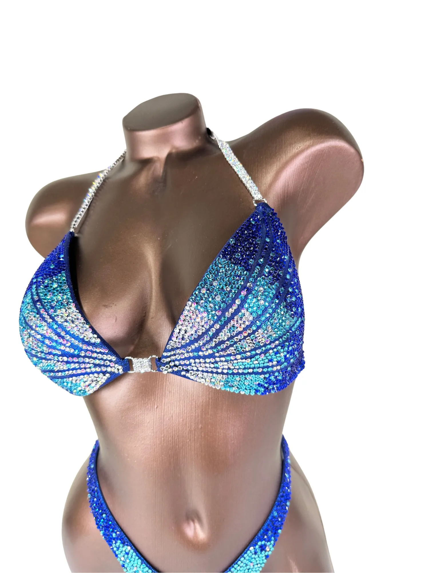 Sapphire Lines Figure Competition Suit