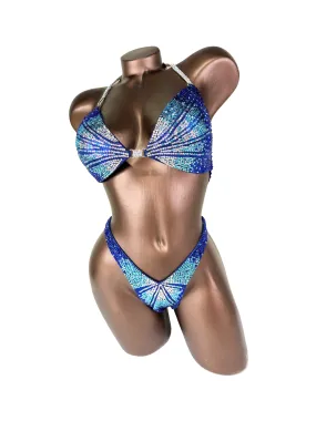 Sapphire Lines Figure Competition Suit