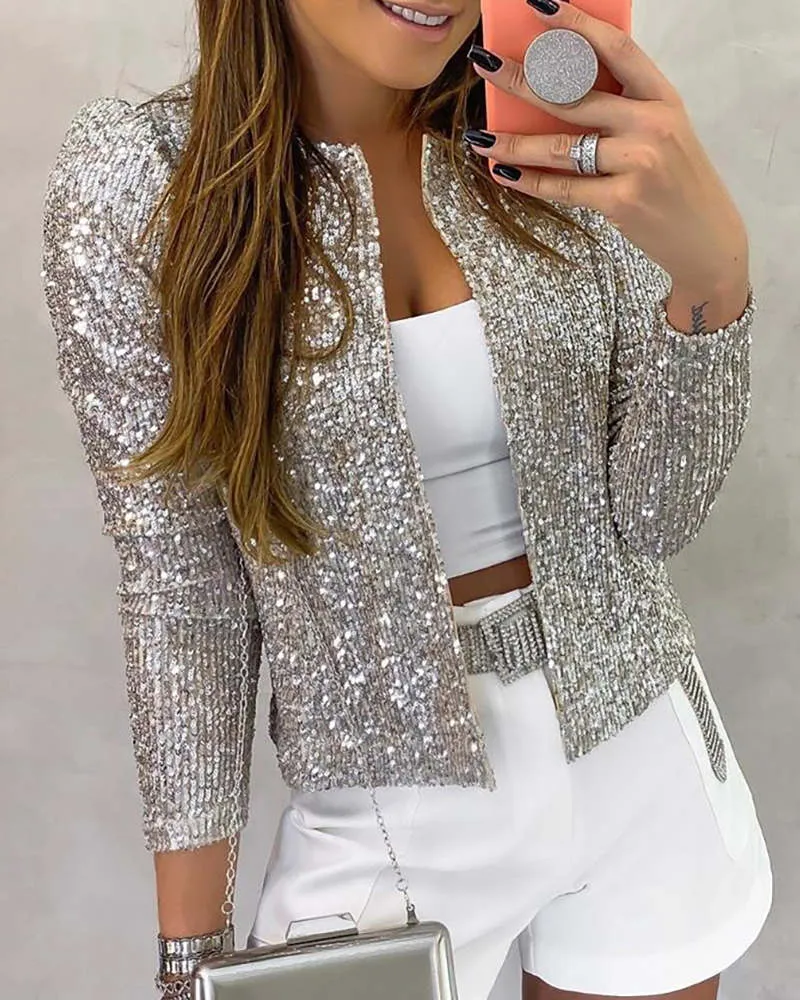 Sequin Blazer