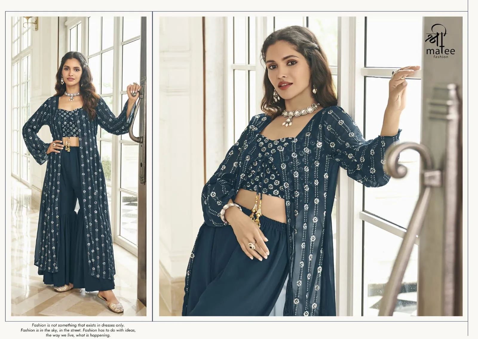Shreematee Fashion Zainab Series 133-135 Faux Georgette Kurti