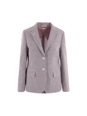 Single-Breasted Crepe Blazer