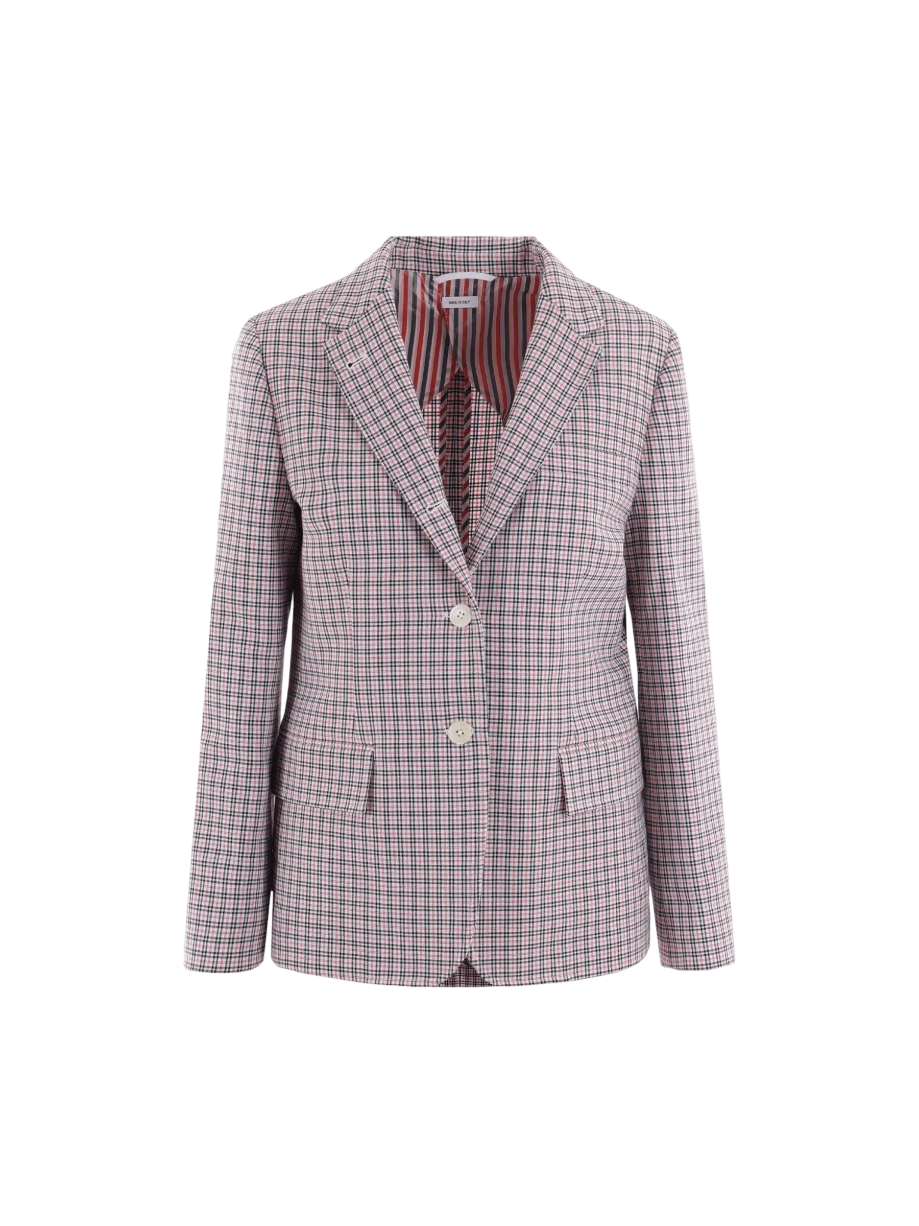 Single-Breasted Crepe Blazer