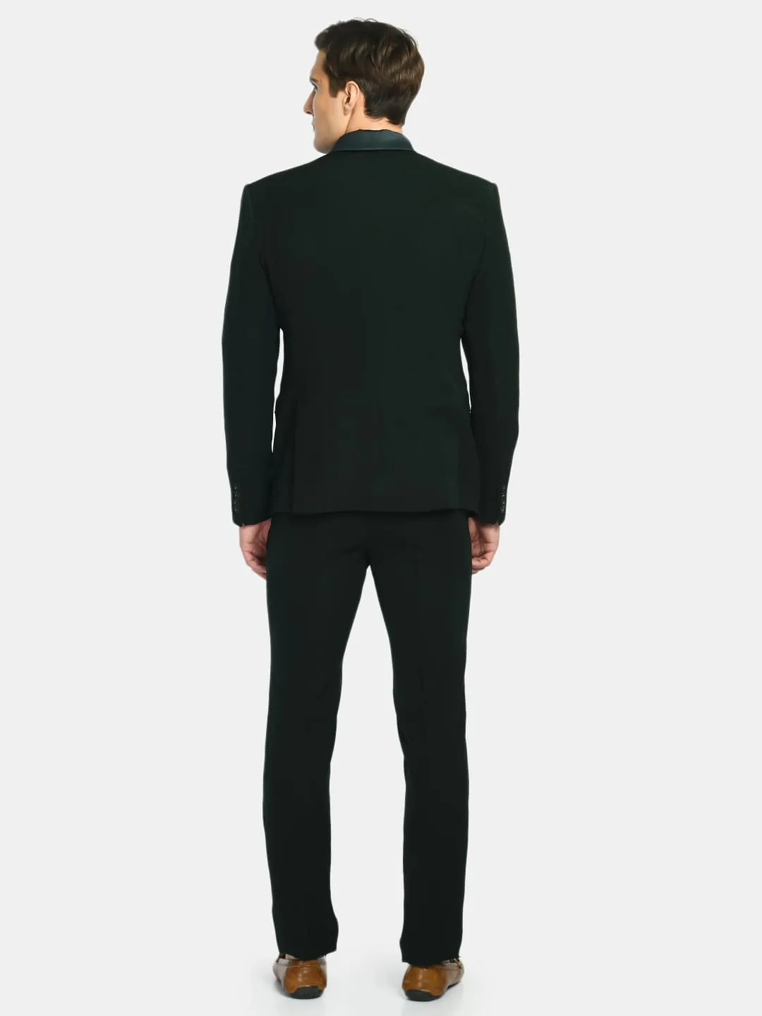 Teal Green Italian Tuxedo Slim Fit Suit