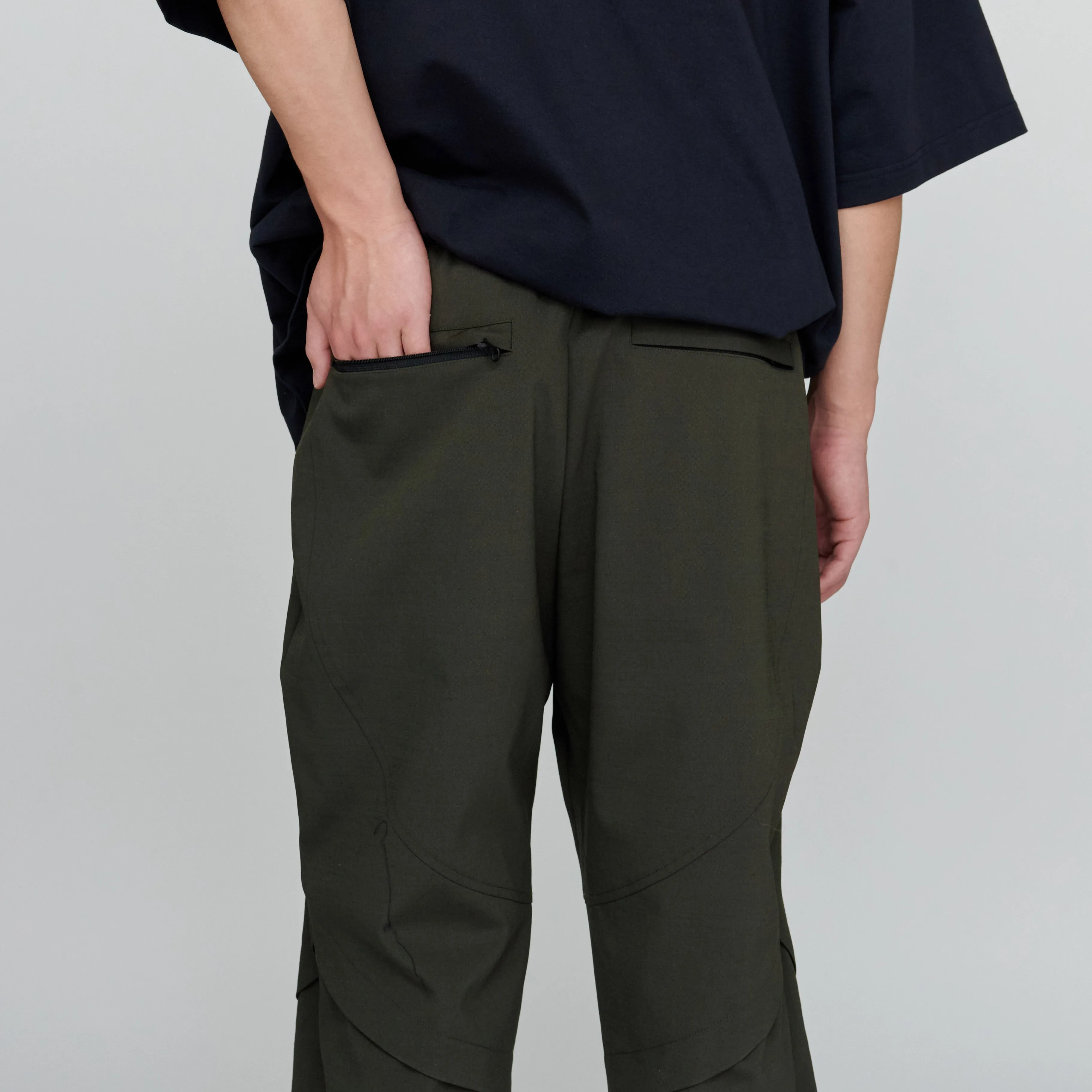 UN-002 TROPICAL 2W STRETCH HUNTING TRACK PANTS (OLIVE)