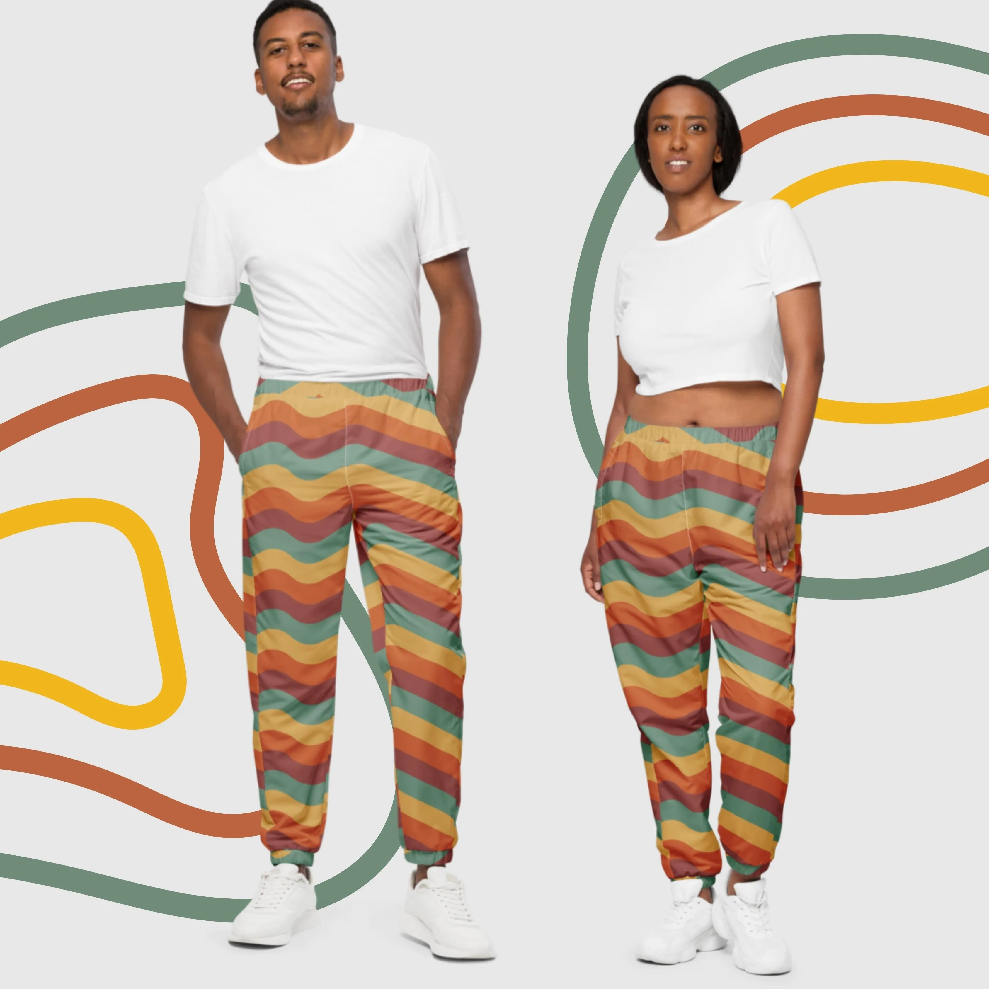 Unisex Retro Vibe Track Pants