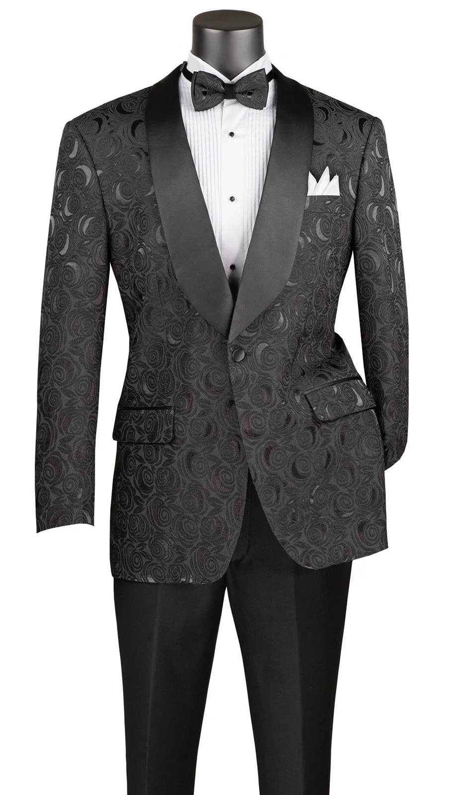 Vinci BF-8-BLK  Mens Sports Coat