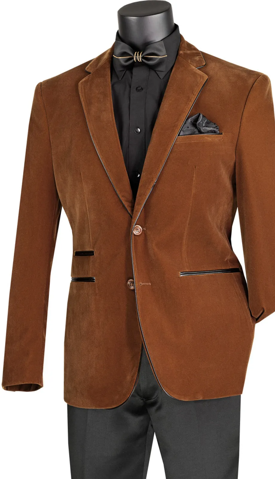 Vinci BS-02-BBN  Mens Sport Coat