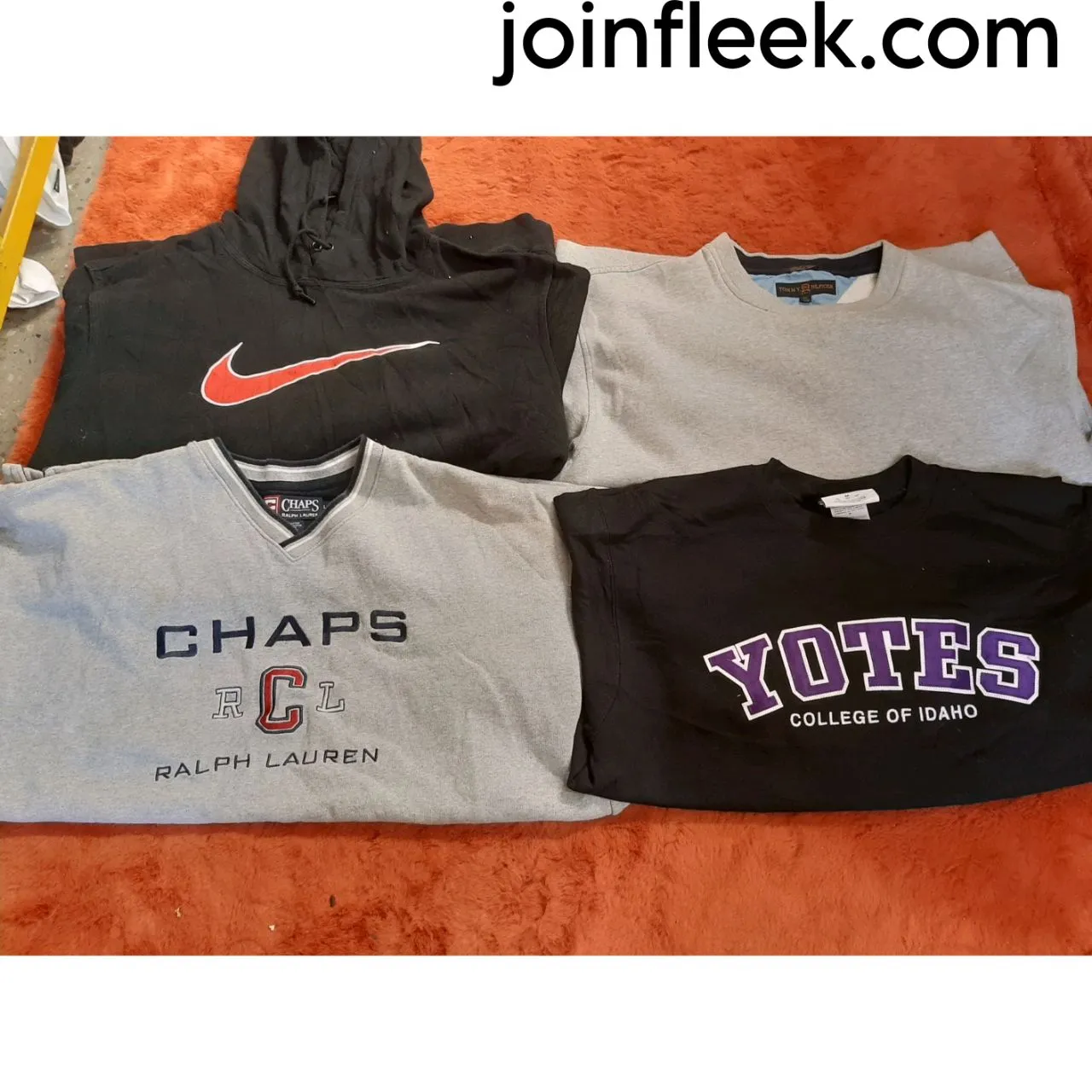 VINTAGE MEN BRANDED SWEATSHIRTS/HOODIE TOPS 30- PIECES